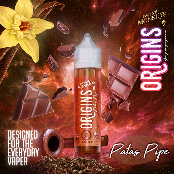 Patas Pipe by 12 Monkeys Origins Ejuice 60ml