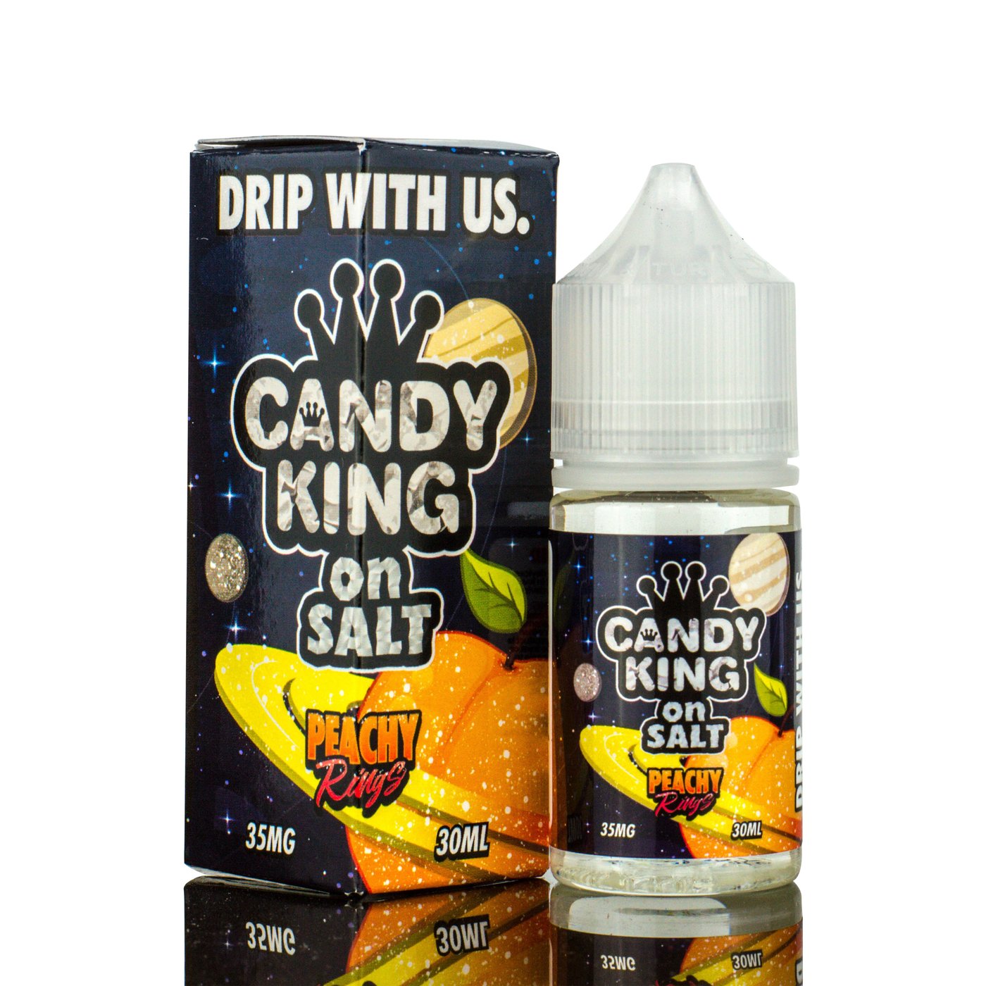 Peachy Rings by Candy King on Salt E Juice 30ML